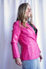 The Lettie Faux Leather Blazer