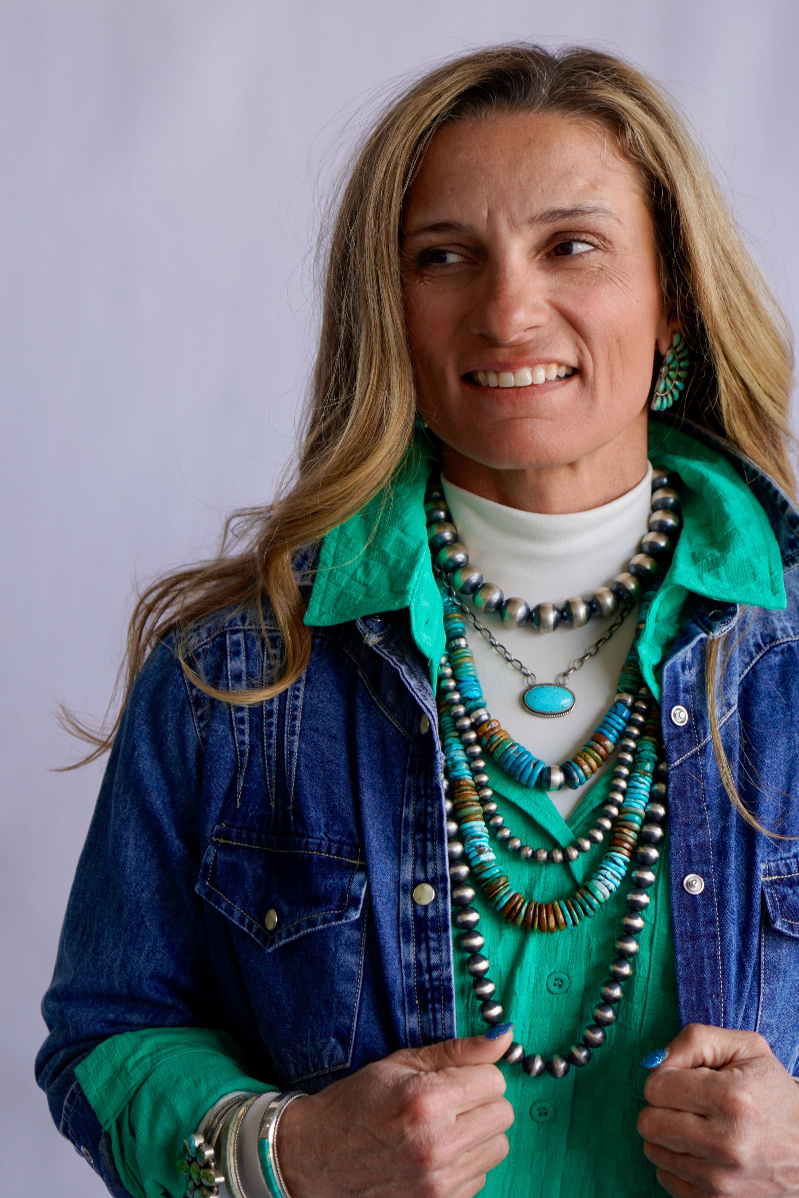 The Little Edie Textured Button Down