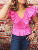 The Archerd Double Ruffle Top
