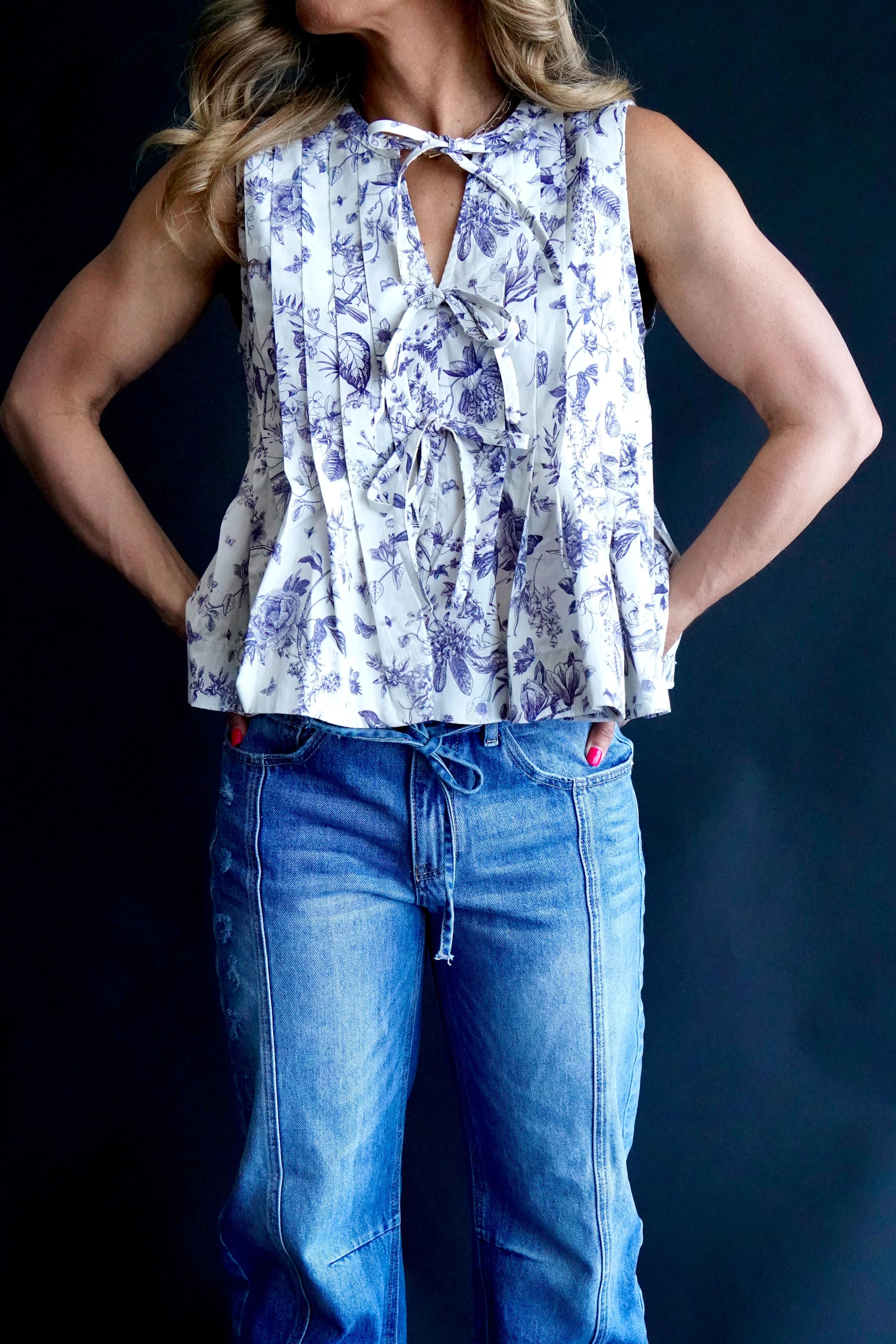 The Camille Sleeveless Blouse