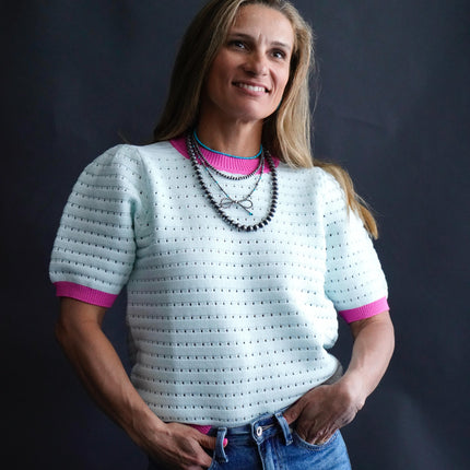 The Zoey Puff Sleeve Sweater
