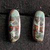 The Pranka Abstract Studs | Green Kingman |