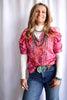 Autumn Feels Puff Sleeve Button Down