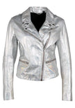 The Adeni Holographic Leather Jacket