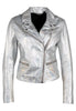 The Adeni Holographic Leather Jacket