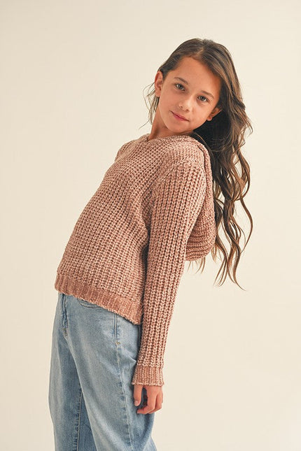 Girl's Chenille Hoodie