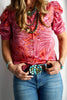 Autumn Feels Puff Sleeve Button Down