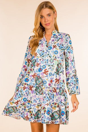 The Leighton Sugar Skull Tunic Dress