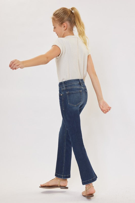 Hal + Co Girls KanCan Mid Rise Flare Jeans