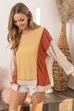 Bella Karlin Waffle Pullover