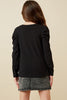 Hal + Co Girls Puff Shoulder Top