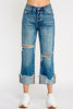 The Bordertown Cuffed Dad Jean