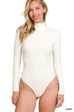 The Naomi Mock Neck Long Sleeved Body Suit