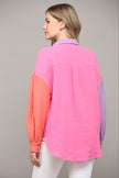 The Astrid Colorblock Buttondown