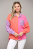 The Astrid Colorblock Buttondown