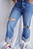 The Bordertown Cuffed Dad Jean