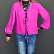 The Adria Tie Front Blouse