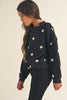 Hal + Co Girls Star Henley Hoodie