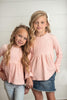 Girls Long Sleeve Ribbed Top