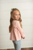 Girls Long Sleeve Ribbed Top