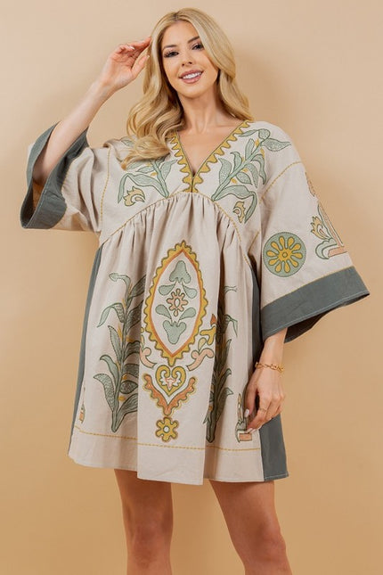 The Carson Embroidered Dress