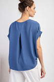 The Dreya Short Sleeve Boat Neck Top