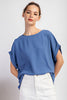 The Dreya Short Sleeve Boat Neck Top