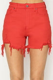 The Sanders High Rise Distressed Short