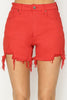 The Sanders High Rise Distressed Short