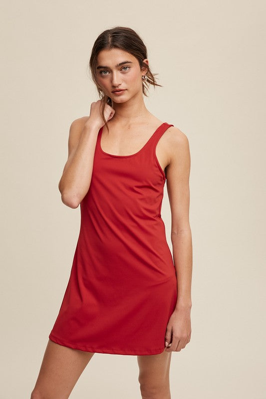 The Kelby Active Dress with Romper Liner