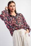 The Alex Printed Button Up