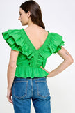 The Archerd Double Ruffle Top