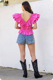 The Archerd Double Ruffle Top