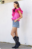 The Archerd Double Ruffle Top