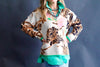 The Amorita Floral Mock Neck