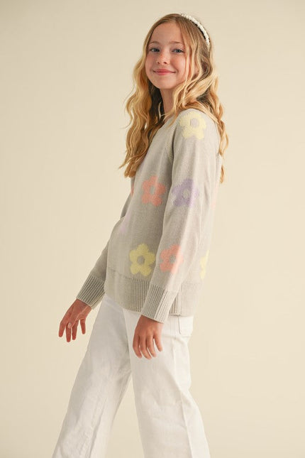 Hal + Co Girls Daisy Sweater