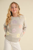 Girl's Daisy Sweater