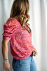 Autumn Feels Puff Sleeve Button Down