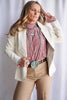 The Lettie Faux Leather Blazer