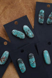 The Pranka Abstract Studs | Green Kingman |