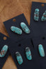 The Pranka Abstract Studs | Green Kingman |