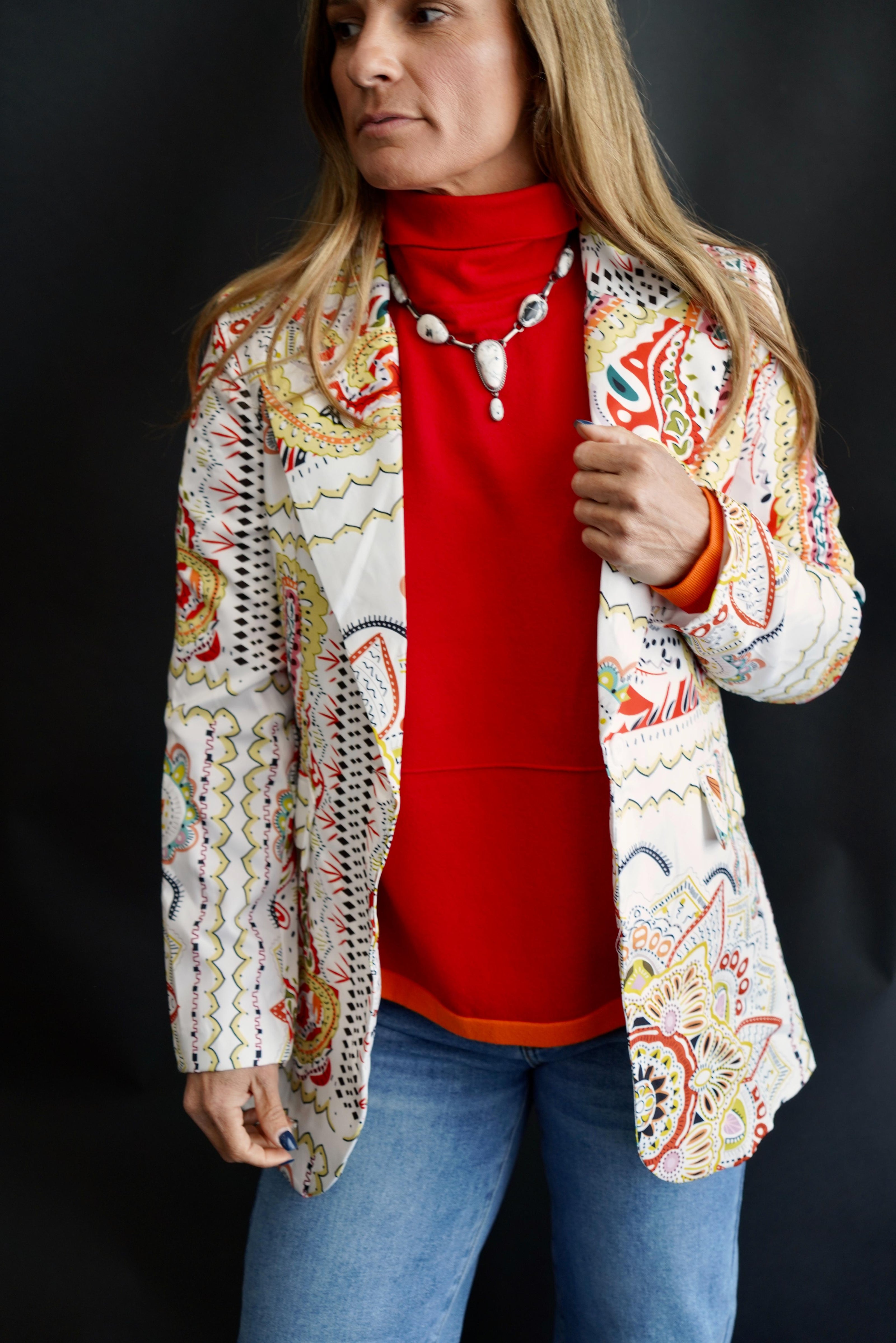 The Vargas Printed Blazer