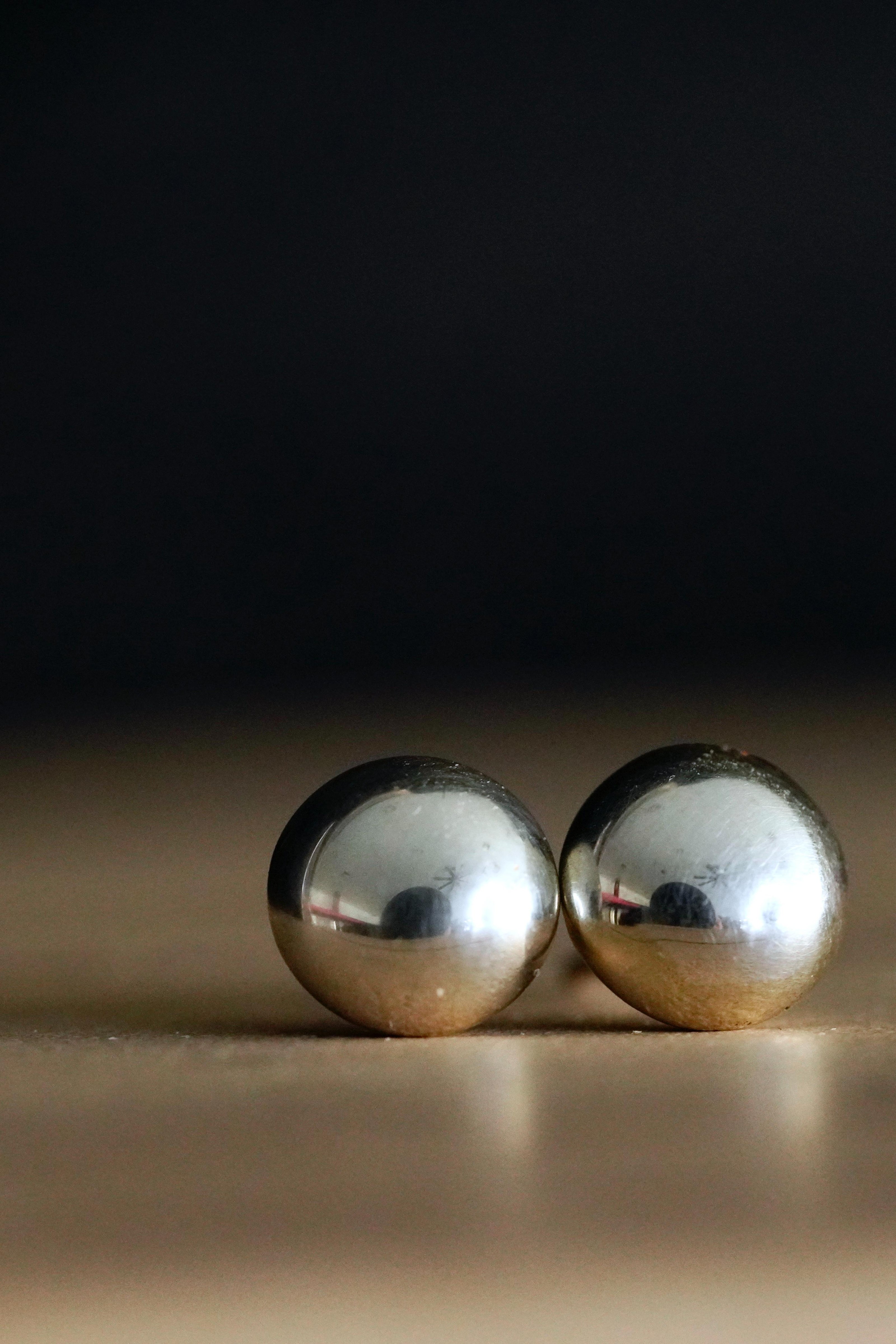 The Hudson Cushion Pearl Studs | Navajo Artist Selina Warner | 8 mm |