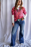 Autumn Feels Puff Sleeve Button Down