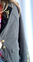 The Colonel Jacket in Vintage Charcoal