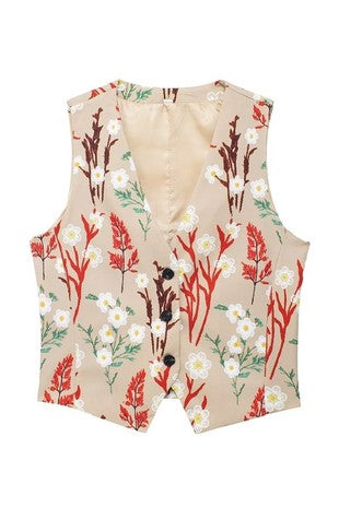 The Rena Floral Vest