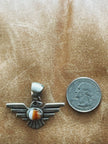 The Dalton Stamped Sterling Native Made Warbird Pendant