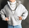 The Diver Funnel Neck Half Zip