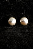 The Hudson Cushion Pearl Studs | Navajo Artist Selina Warner | 14 mm |