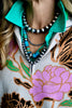 The Amorita Floral Mock Neck